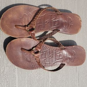 Mad Love flip flops.